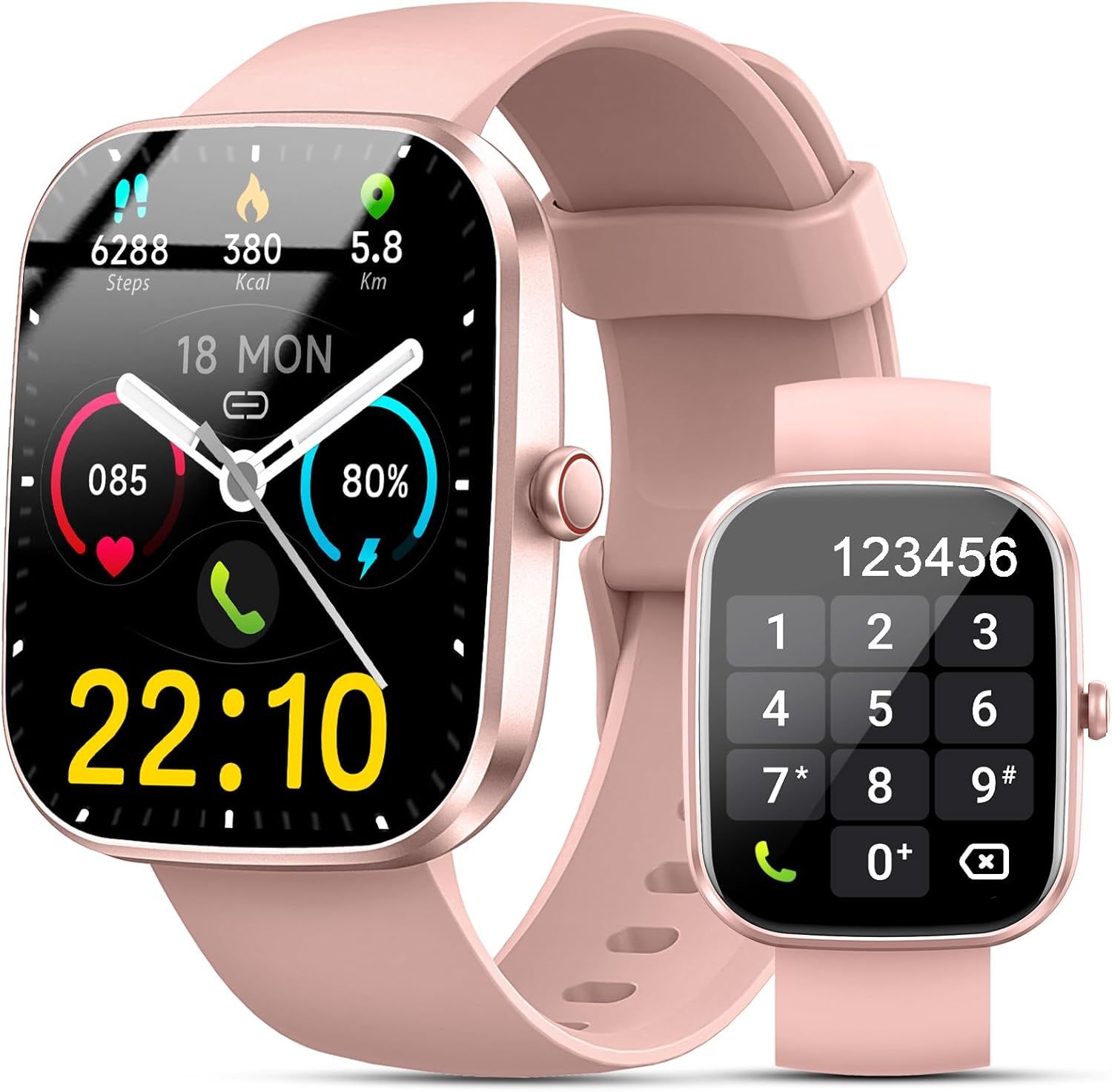 Smart Watch for Women Men(Answer/Make Calls), New 1.91" HD Smartwatch 2026, Fitness Tracker with 110+ Sport Modes, IP68 Waterproof, Heart Rate/Sleep/Step Monitor, Activity Tracker for Android iOS