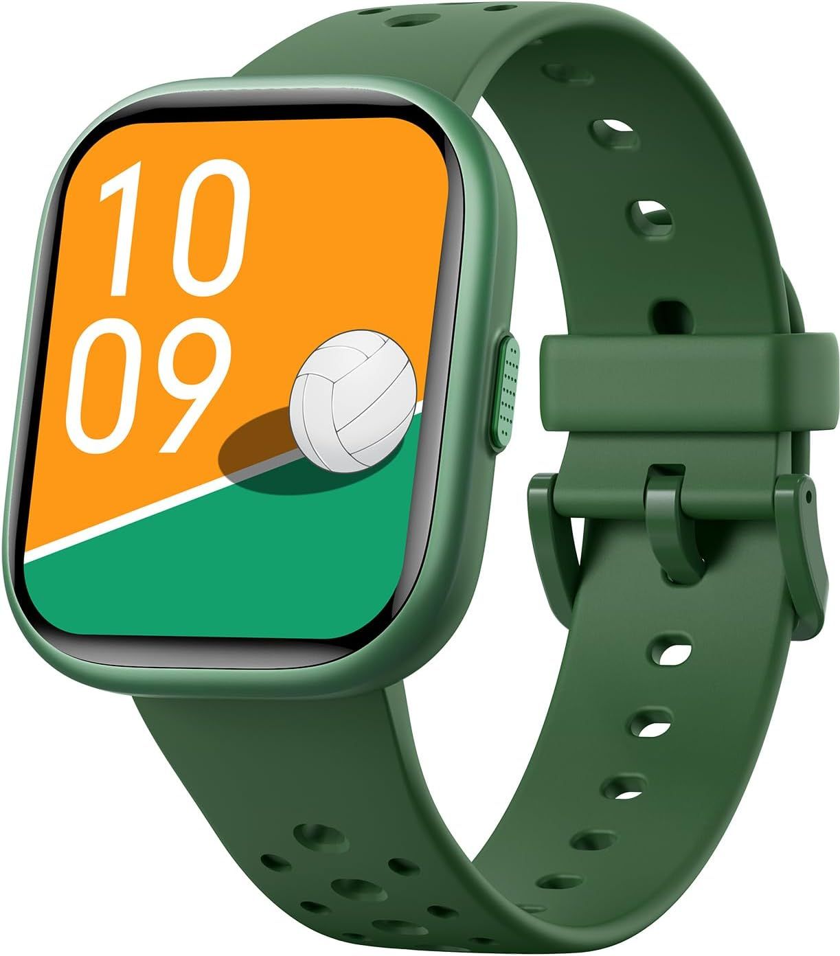 Kids Smart Watch for Girls Boys,IP68 Waterproof Kids Fitness Tracker Watch with 1.83" Face,Heart Rate Sleep Monitor,19 Sport Modes,Puzzle Games with APP,Great Gifts for Teens 6+ (Green)