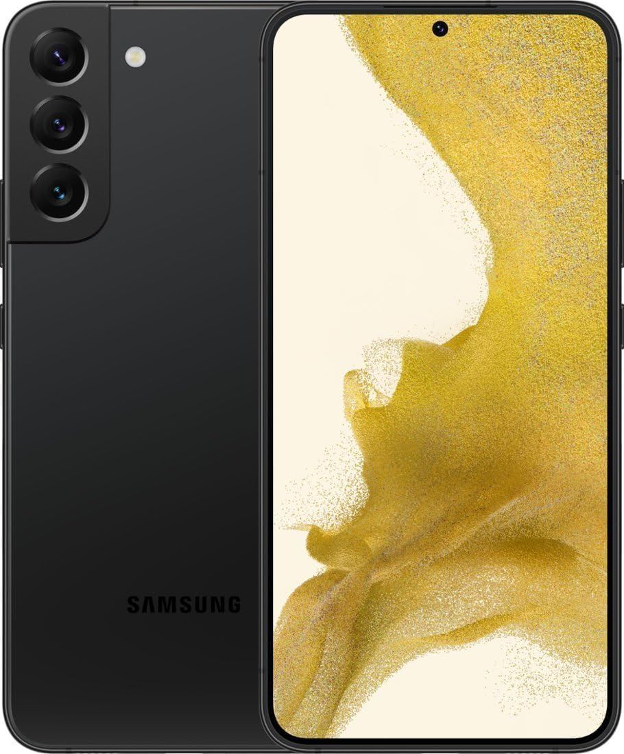 Samsung Galaxy S22+ 5G, 128GB, Phantom Black - Unlocked (International Version) (Renewed)