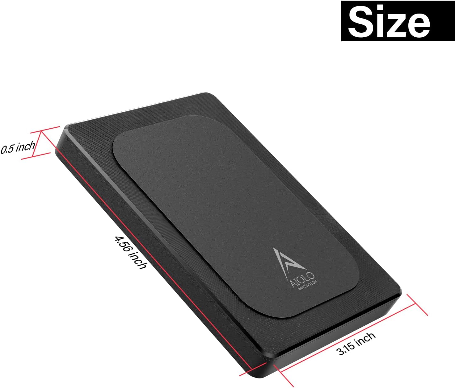 500GB External Hard Drive Ultra Slim Portable HDD-USB 3.0 for PC, Mac, Laptop, PS4, Xbox one,Xbox 360 HD-A4