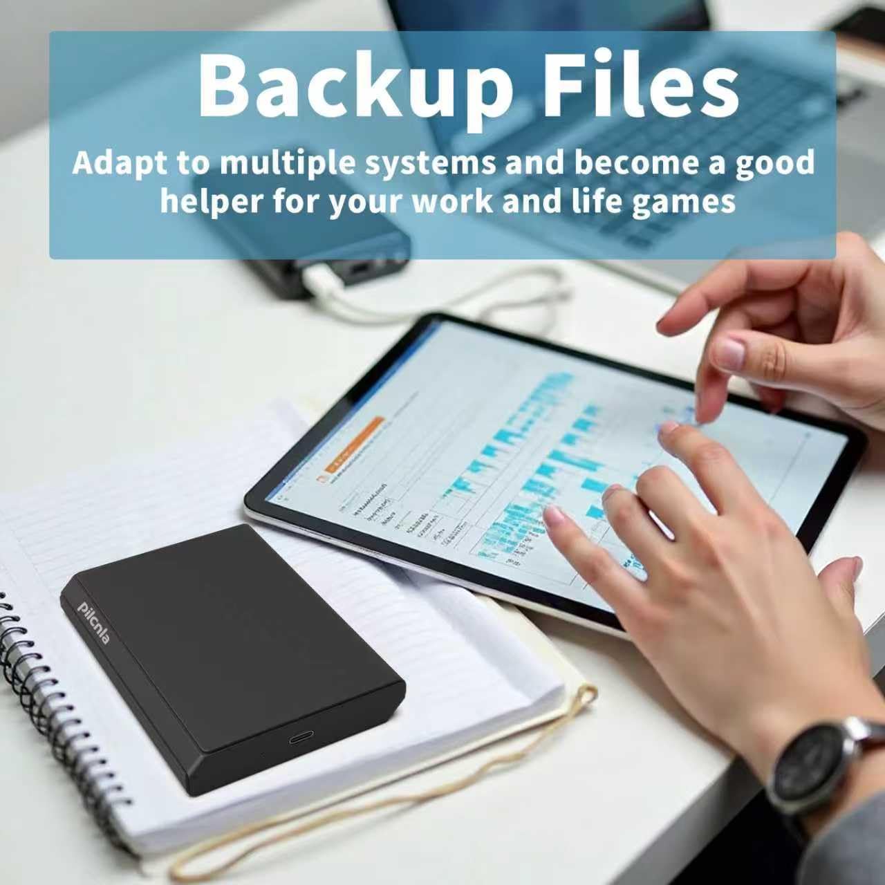 Portable External Hard Drive,USB-C,HDD USB 3.0,for Windows, Mac,Android,TV,Phone,Laptop,Desktop,PS4/5,Xbox One X/S, Xbox 360, Xbox Series X/S (HDD2-250G)