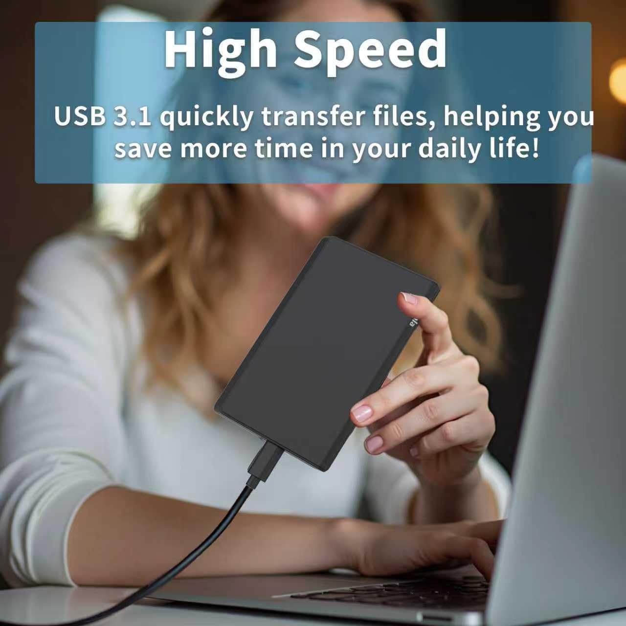Portable External Hard Drive,USB-C,HDD USB 3.0,for Windows, Mac,Android,TV,Phone,Laptop,Desktop,PS4/5,Xbox One X/S, Xbox 360, Xbox Series X/S (HDD2-250G)
