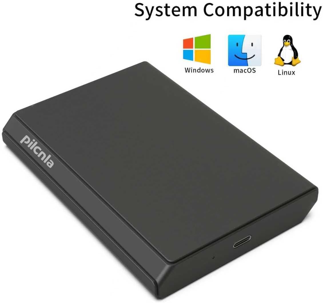 Portable External Hard Drive,USB-C,HDD USB 3.0,for Windows, Mac,Android,TV,Phone,Laptop,Desktop,PS4/5,Xbox One X/S, Xbox 360, Xbox Series X/S (HDD2-250G)