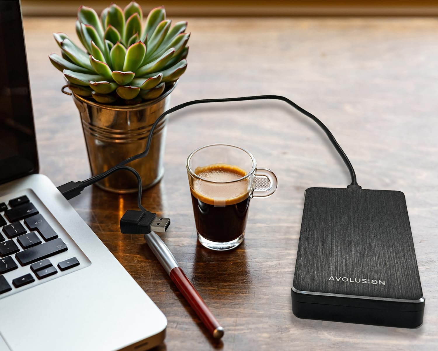 Avolusion M2 Series 2TB USB 3.0 Portable External Hard Drive (for PC/Laptop Windows/Mac OS) - 2 Year Warranty