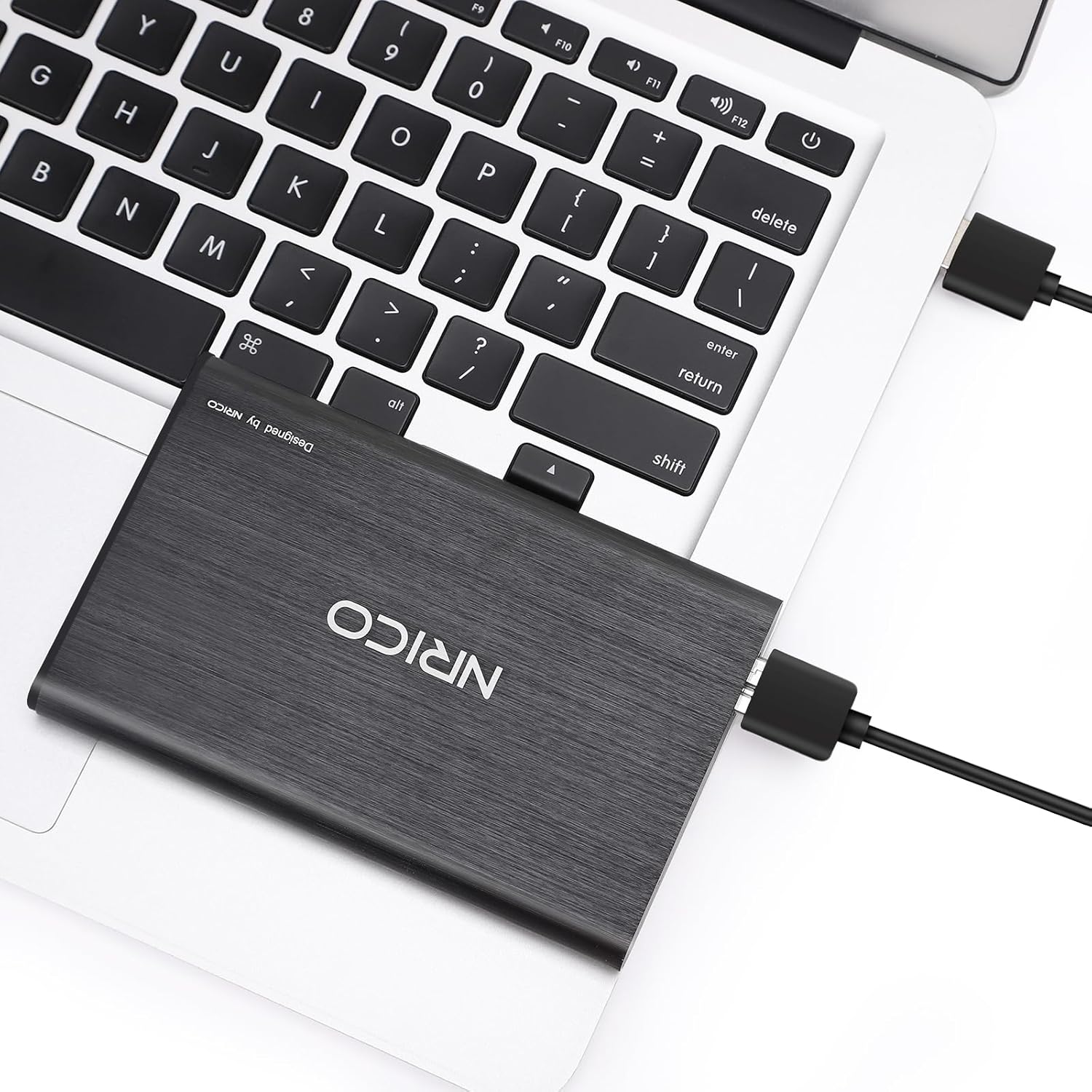 NRICO Ultra Slim 320GB Portable External Hard Drive USB3.0 HDD Storage Compatible for PC, Desktop, Laptop,Mac,PS4, Xbox one (Black, 320, GB)