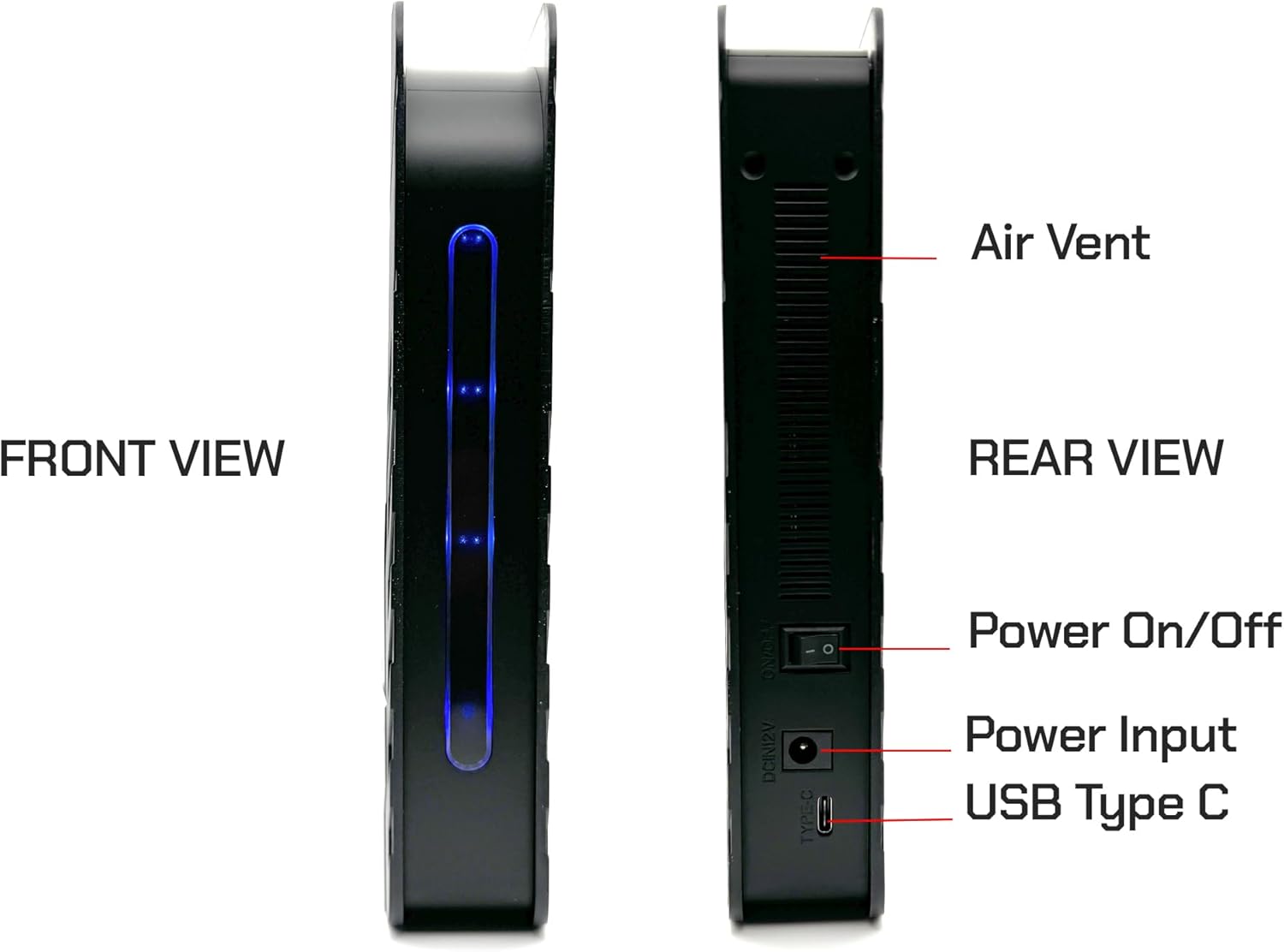 Avolusion PRO-T8 Series 14TB USB 3.0 External Hard Drive for WindowsOS Desktop PC/Laptop (Black) - 2 Year Warranty