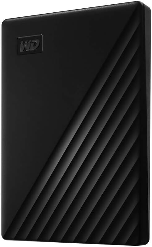 WD My Passport 2 TB Portable Hard Drive - External - Black - WDBYVG0020BBK-WESN (Renewed)