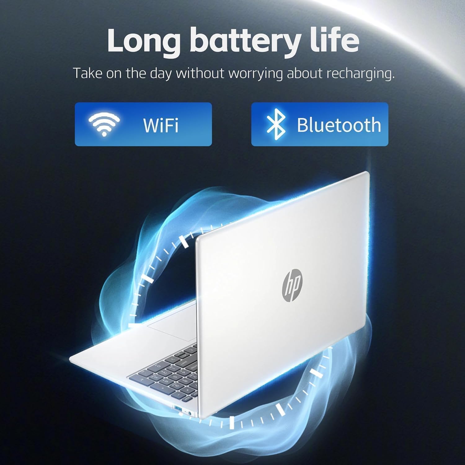 HP 15.6" Business Laptop Computer • 2026 Edition • Intel 4-Core N100 CPU • 128GB SSD • Windows 11 Pro with Office 365 for The Web • w/o Mouse