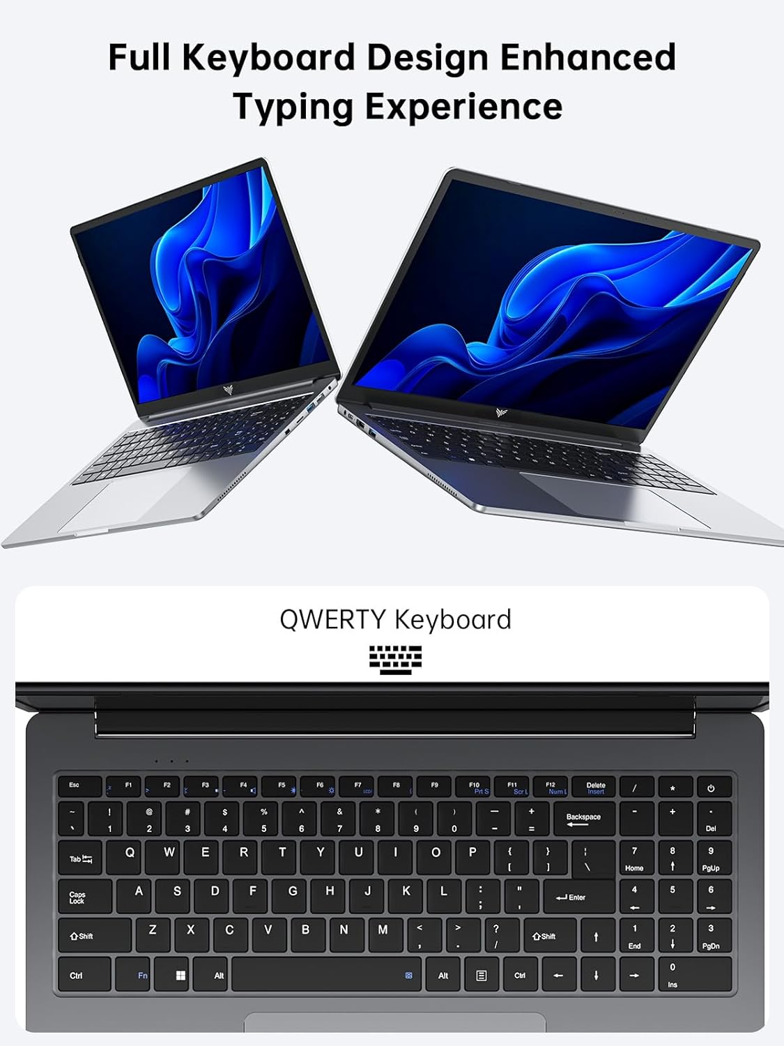 Laptop, 16GB DDR4 512GB SSD Laptop Computer, 16.0inch Windοws 11 Laptop with Ιntel 12th Quad-Core Processor(Up to 3.4GHz), 1920P FHD Display, WiFi 6, USB3.2, Type_C