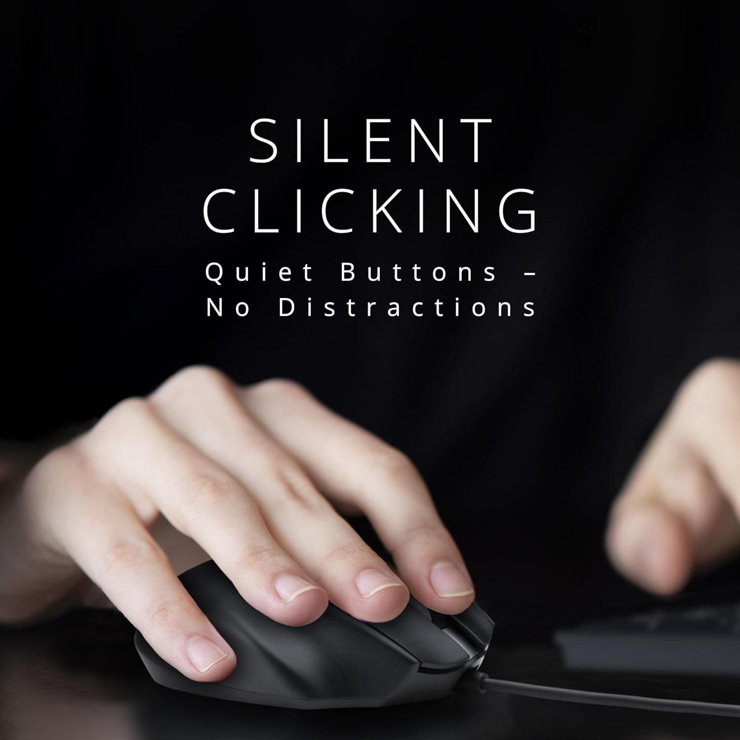 Kensington USB-C Wired Mouse, Pro Fit Ergo MY435 EQ Wired Mouse, Programmable Buttons, Quiet-Click Buttons, USB-C Connection - Black (K72512NA)