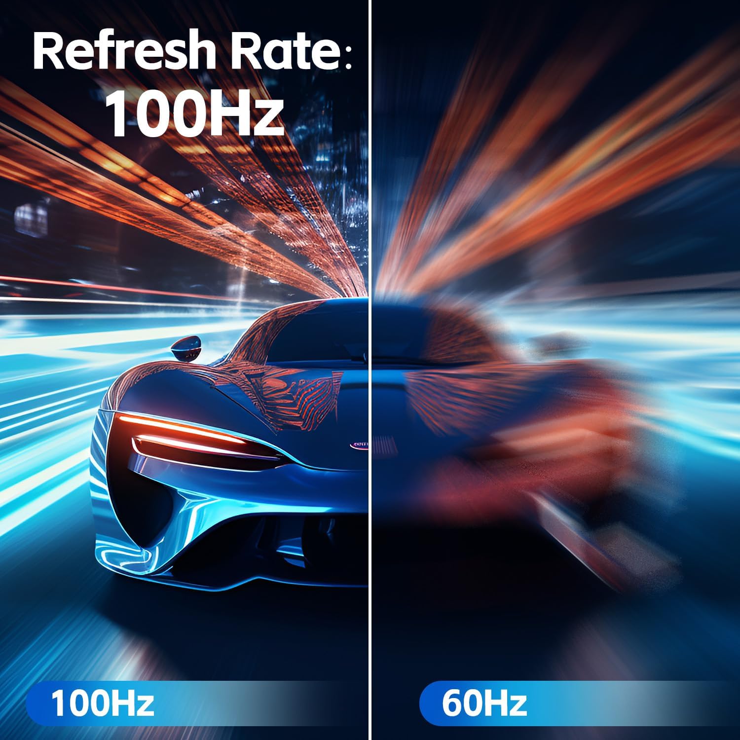 ArcticPro 22 inch 144Hz 100Hz Monitor, Full HD (1920 x 1080p) Computer Monitor, 105% sRGB, 3000:1 Contrast, 3-Sided Frameless, Ultra Slim, VESA, LowBlue Mode, Tilt Adjust, HDMI *1, VGA*1