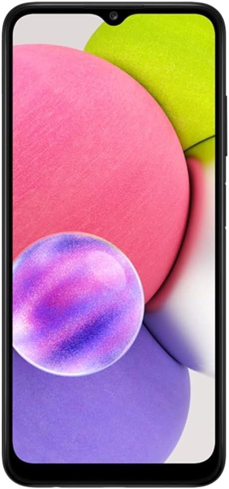 Samsung Galaxy A03s, 32GB, Black - Unlocked (Renewed)