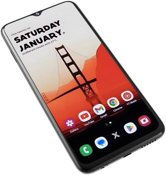 POZZI Turbo 6.79” HD+ Display | 128GB + 6GB RAM | 4G LTE Unlocked Smartphone | Android 14 | Octa Core Processor | 50MP Camera | 5,000 mAh Battery | Dual Nano SIM | Black | Compatible with T-Mobile