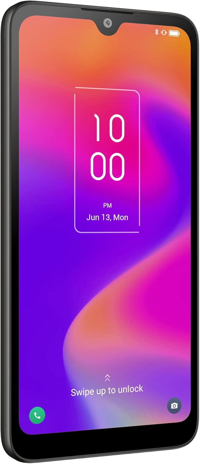 TCL 30 Z |2022| 6.1 Inch Unlocked Cell Phone with HD+ Display, US Version Android 12 Smartphone 32GB+3GB RAM, 3000mAh Android Phone, Prime Black (Renewed)