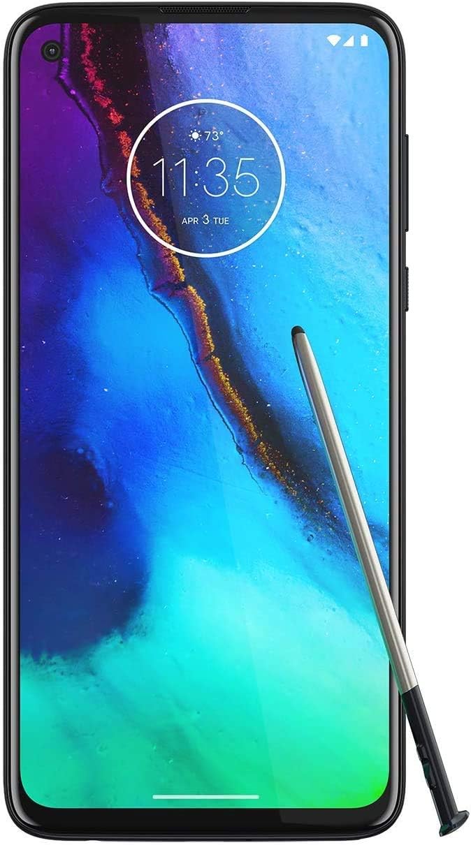 Motorola 2020 Moto G Stylus | Unlocked | Made for US by Motorola | 4/128GB | 48MP Camera | Indigo (Renewed)