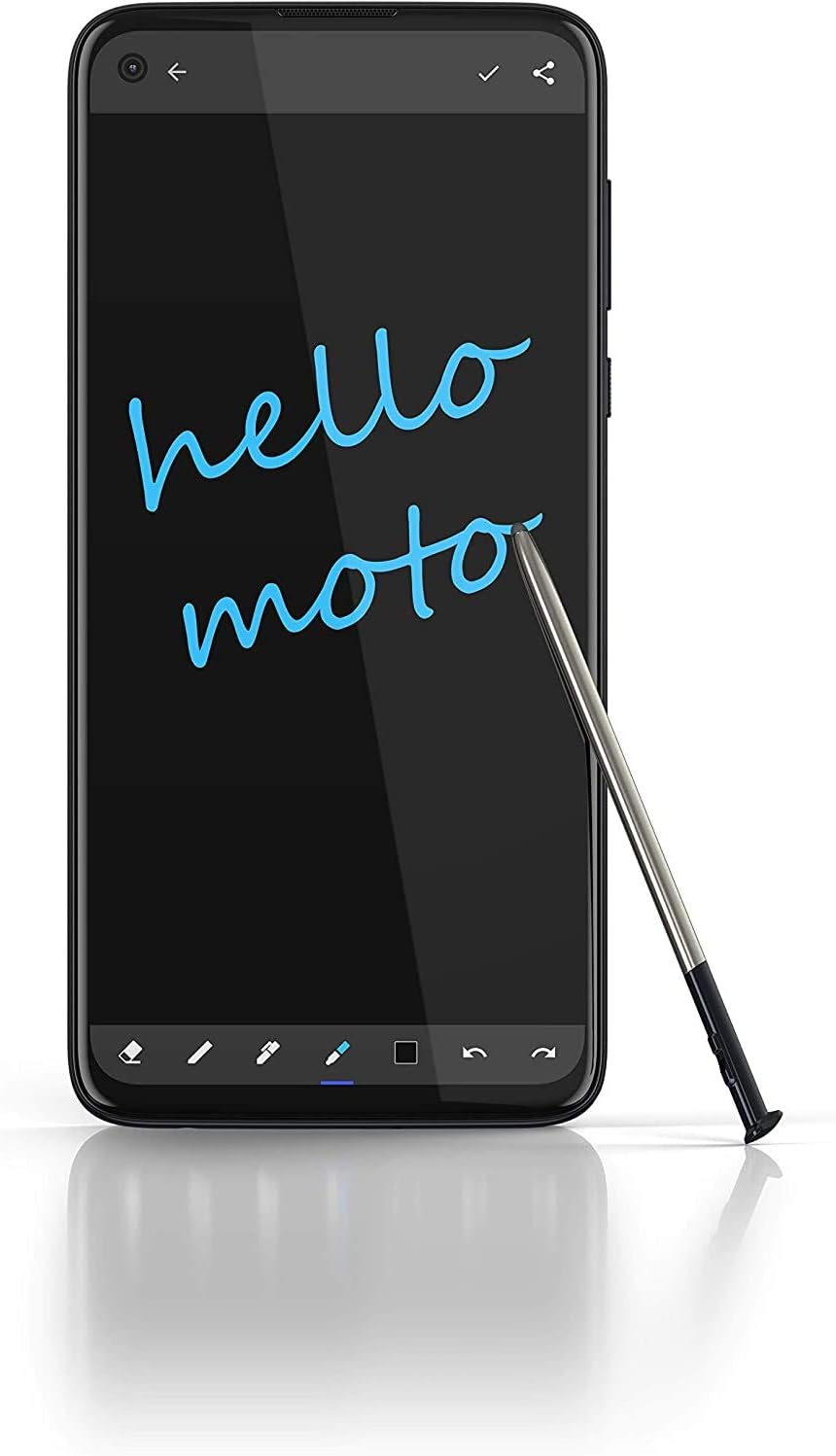 Motorola 2020 Moto G Stylus | Unlocked | Made for US by Motorola | 4/128GB | 48MP Camera | Indigo (Renewed)