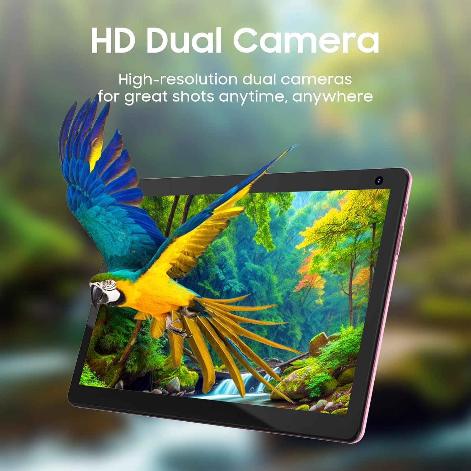 COOPERS Tablet 10 inch, Android 15 Tablet, 32GB ROM 1TB Expand Computer Tablets, Quad Core Processor 6000mAh Battery, 1280x800 IPS Touch Screen, 2+8MP Dual HD Camera, Bluetooth WiFi Tablets PC