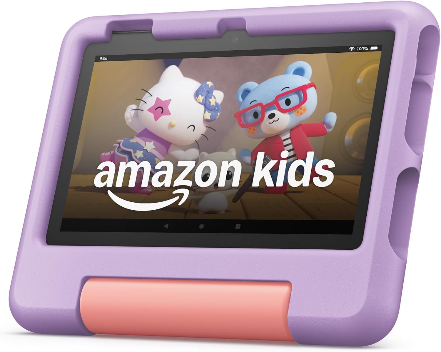 Amazon Fire 7 Kids tablet (newest model) ages 3-7. Top-selling 7" kids tablet on Amazon. Includes 6 months of ad-free and exclusive content, easy parental controls, 10-hr battery, 16 GB, Purple