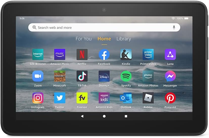 Like-New Amazon Fire 7 tablet (newest model) 7” display, read and watch, under $60 with 10-hour battery life, 16 GB, Black